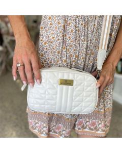 Madeline  Satchel-Cream