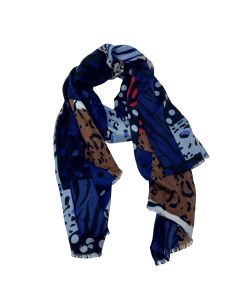 Holiday Scarf -Blue