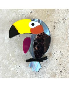 Toucan Brooch - Acrylic