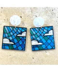 Acrylic Sky Earrings