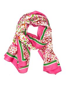 Tiled Scarf - Fuchsia