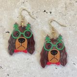 Acrylic Dog Earrings