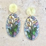 Acrylic Flower Earrings