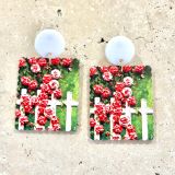 Acrylic Flowers Earrings