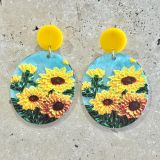 Acrylic Flowers Earrings