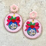 Acrylic Bauble Earrings