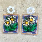 Acrylic Flower Earrings