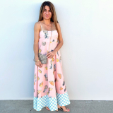 Lara Shoestring Maxi in Cut Pineapple