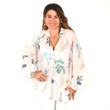 "Paige" Watercolour Floral Shirt
