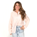 "Isabelle" Pink Long Sleeve Top