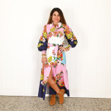 Super Bloom Megan Maxi Long Sleeve Dress