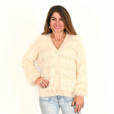 Sophie Cream Fluffy Jacket