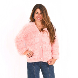Sophie Pink Fluffy Jacket