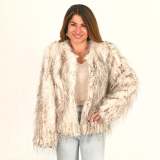 Lucy Peacock Fur Jacket