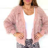 Vivian Pink fluffy Jumper