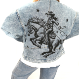 Victory Stallion Denim Jacket