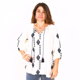 Santorini "Dahlia" Top