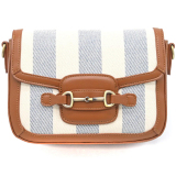Bahamas Clutch Purse - Blue Stripe