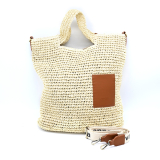 Raffia Tote - Cream