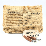 Raffia Satchel - Natural