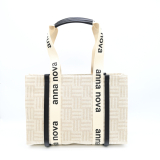 Anna Nova Canvas Handbag Tote - Black 