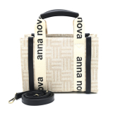 Anna Nova Canvas Mini Handbag - Black 
