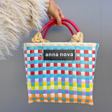 Anna Nova Multi coloured Small Tote - Multi-Tone