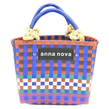 Anna Nova Multi coloured Small Tote - Navy