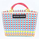 Anna Nova Multi coloured Large Tote - Multi Tone