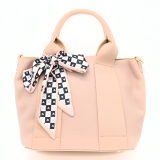 Anna Nova Brown Messenger Pale Pink with print scarf