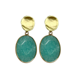 Tasman Earrings-Aqua