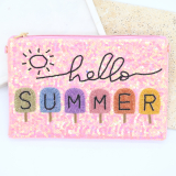 Hello Summer Beaded Pouch 
