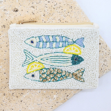 BGF-PO  Fish Beaded Pouch