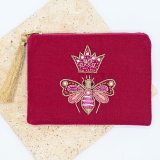 Red Queen Bee Pouch