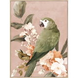 Green Parrot Right - 90 x120cm