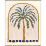 Palm Window Green 60x80cm
