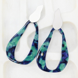 JEB-E Acrylic and Metal Earrings