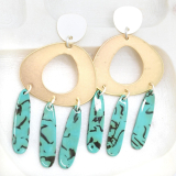 JEG-E Acrylic and Metal Earrings