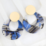 JEK-E Acrylic and Metal Earrings