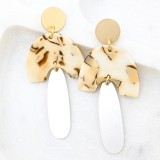 JEM-E Acrylic and Metal Earrings