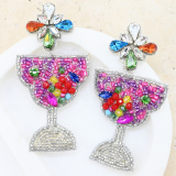 Cocktail Beaded Earrings