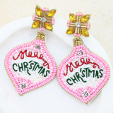 Bauble Christmas Earrings