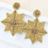Star Beaded Earrings 