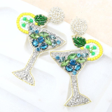 Cocktail Beaded Earrings
