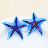 JKR-E  Blue Starfish Earrings 
