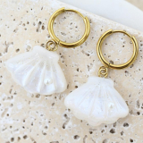 JKY-E  Pearl Shell Earrings 