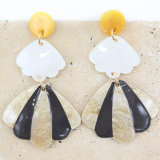 JLA-E  Acrylic Shell Earrings