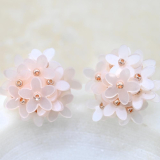 JLU-E-PK  Anna Nova Earring Pink 