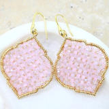 JLV-E-PK  Anna Nova Earring Pink 