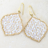 JLV-E-WH  Anna Nova Earring White 